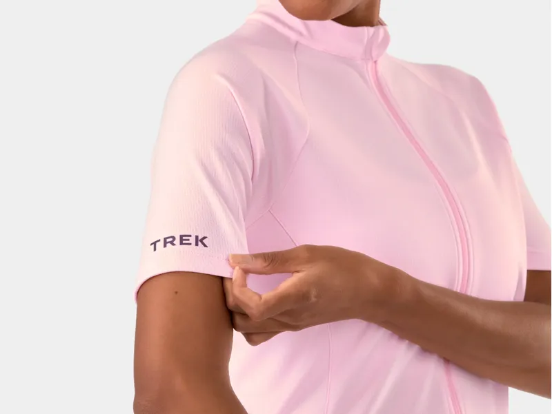 Trek Solstice Women's Short Sleeve Jersey in Blush-2